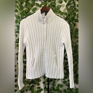 Ralph Lauren Vintage Cream Ribbed Sweater